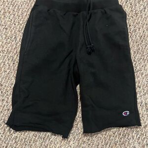 Champion Unisex XS Black Reverse Weave Sweatpants Activewear